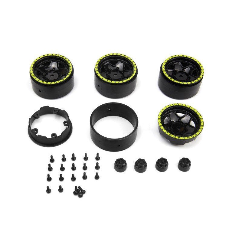 Image of CL-5 Beadlock Wheel 1.2in (Green/4pcs)