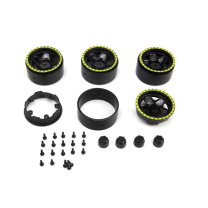 Image of CL-5 Beadlock Wheel 1.2in (Green/4pcs)
