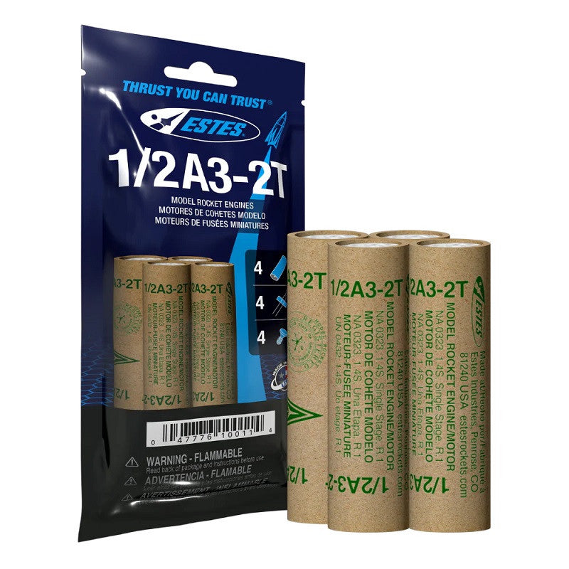 Image of 1/2A3-2T Model Rocket Engines (4pk)