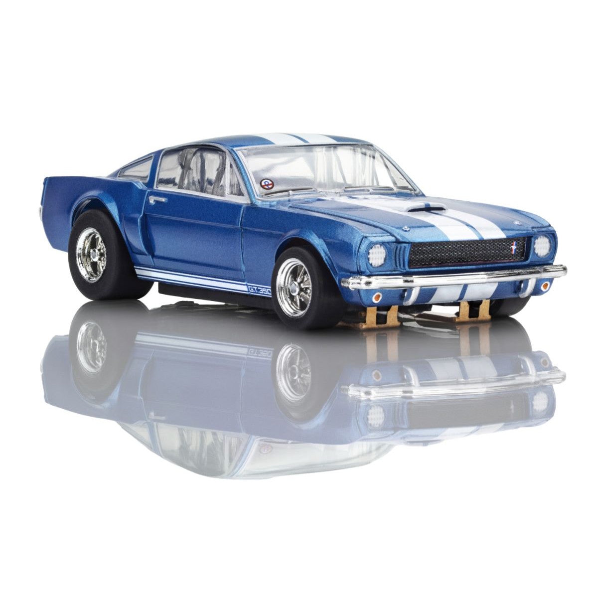 Image of Shelby GT350 1966 Blue / White Stripes