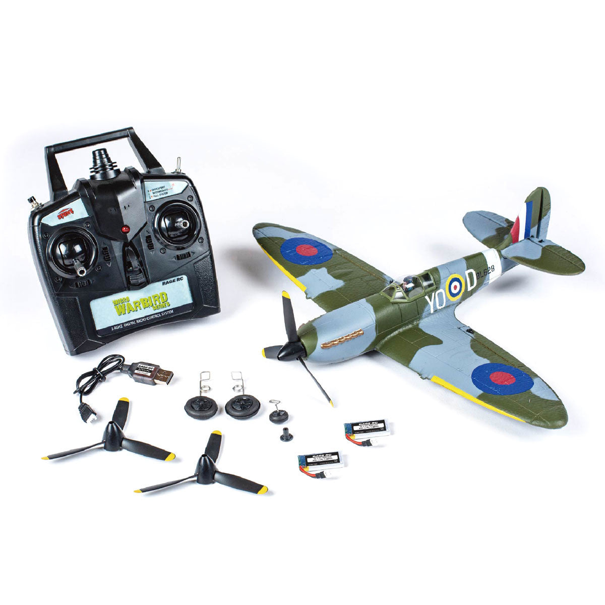 Image of Supermarine Spitfire Micro RTF Airplane with PASS System