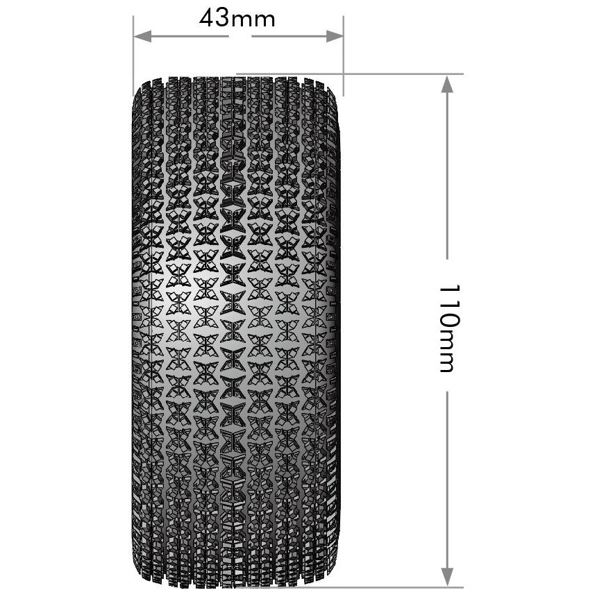 Image of SC-Maglev 1/10 Short Course Tires, Soft, 12, 14 & 17mm
