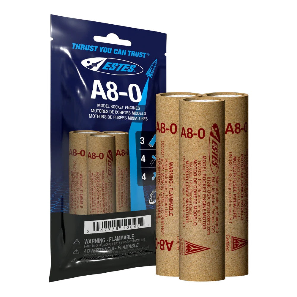 Image of A8-0 Model Rocket Engines, (3pk)