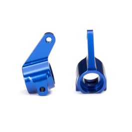 ALUM STEERING BLOCKS BLUE (2) w/5x11 Bearings Stampede/Rustler/Bandit)