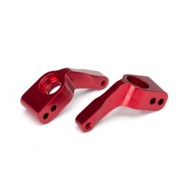 (03/23/23)ALUM STUB AXLE CARRIERS RED- w 5x11 bearings -  Electric Stampede/Rustler/Bandi