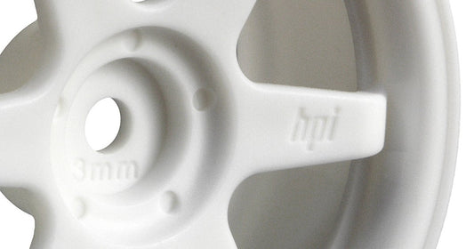TE37 Wheel 26mm White 3mm Offset