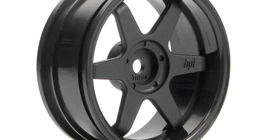 TE37 Wheel 26mm Black 6mm Offset