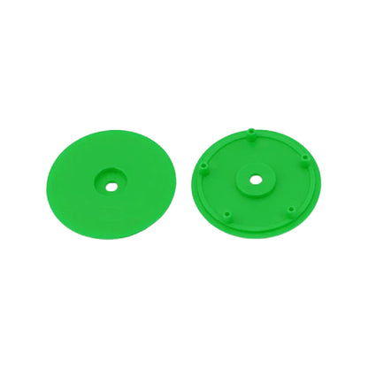 Image of 1/10 Whiplash Front 2.2" 12mm Sprint Car Wheels (2) (Green)