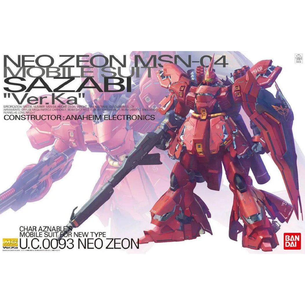 Image of Sazabi (Ver. Ka) "Char's Counterattack", MG 1/100