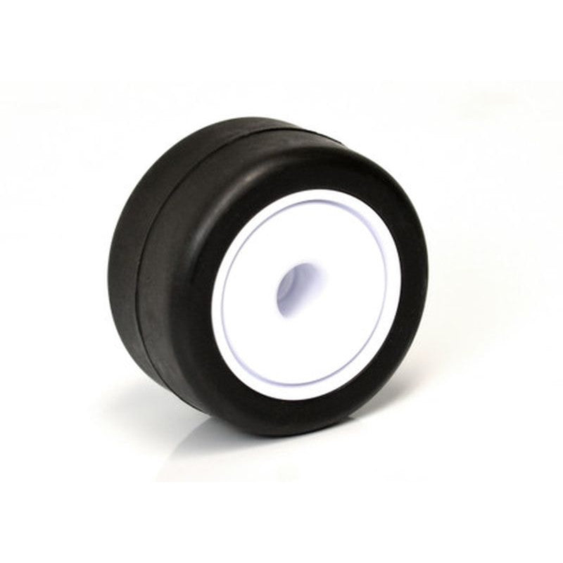 Image of F1 1/10 Disk Wheels, Front, White, 1 Pair for Use with F1