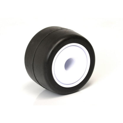 Image of F1 1/10 Disk Wheels, Rear, White, 1 Pair for Use with F1
