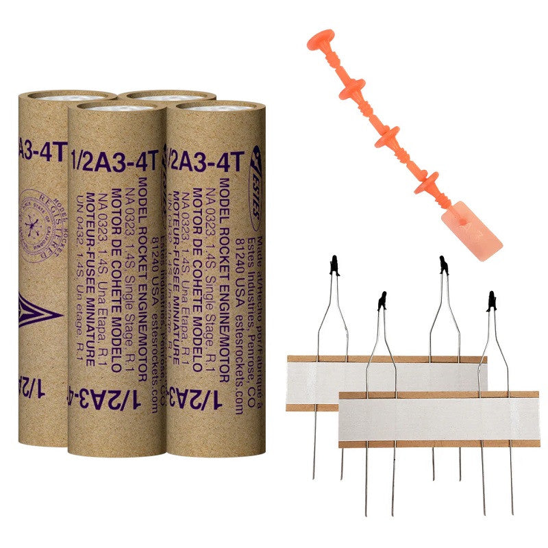 Image of 1/2A3-4T Model Rocket Engines, (4pk)