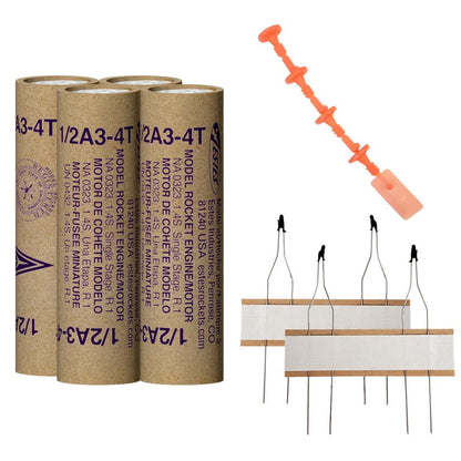 Image of 1/2A3-4T Model Rocket Engines, (4pk)