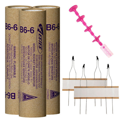 Image of B6-6 Model Rocket Engines (3pk)