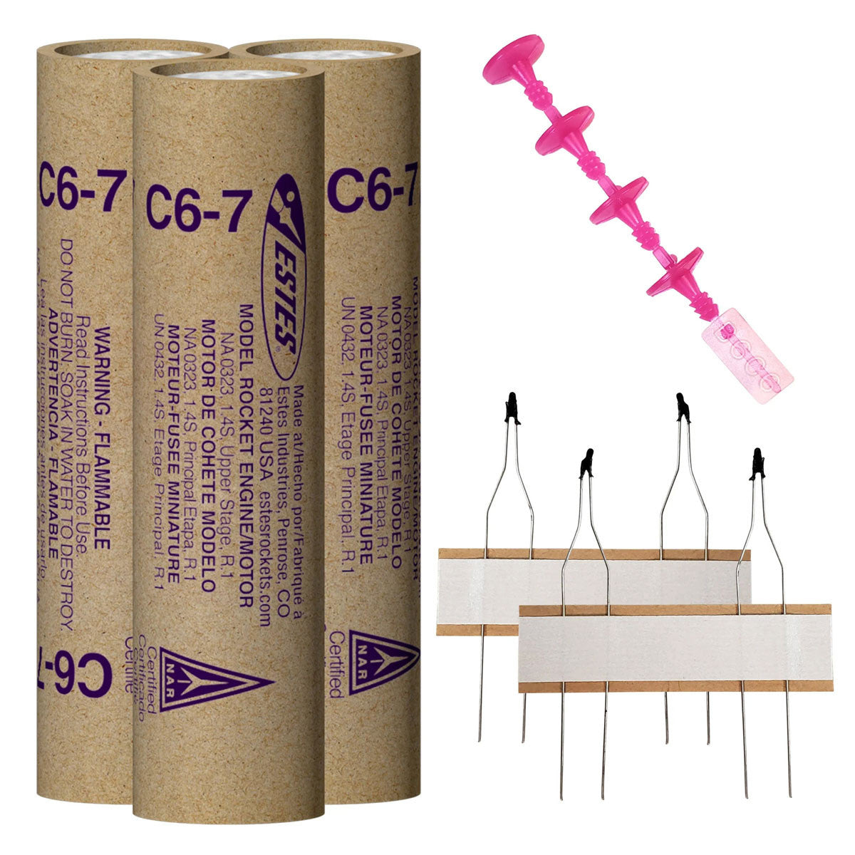 Image of C6-7 Model Rocket Engines (3pk)