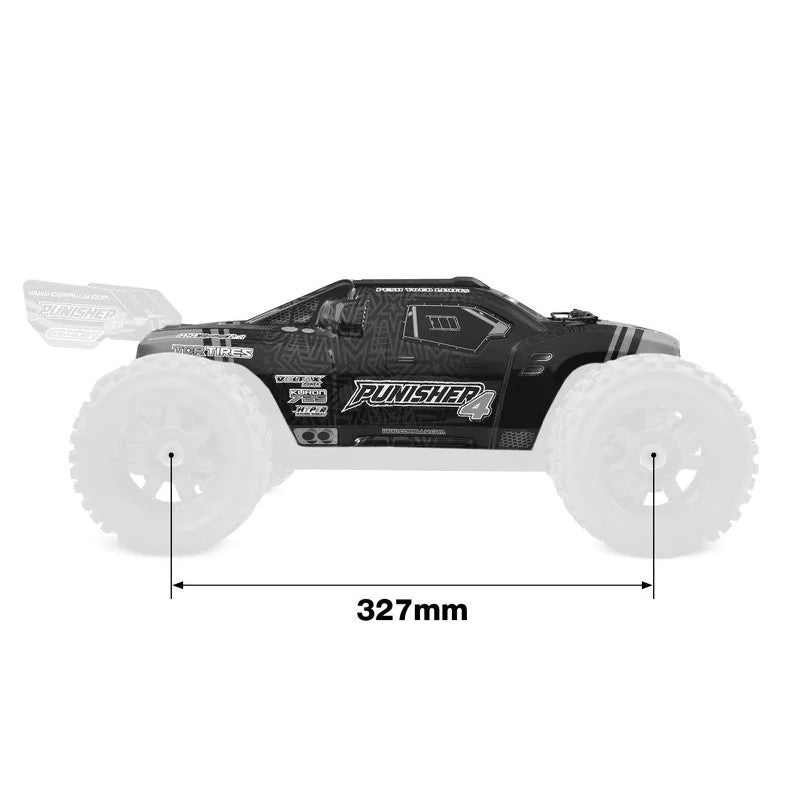 Image of Polycarbonate Body - Punisher 4 - Painted - Cut - Decals -