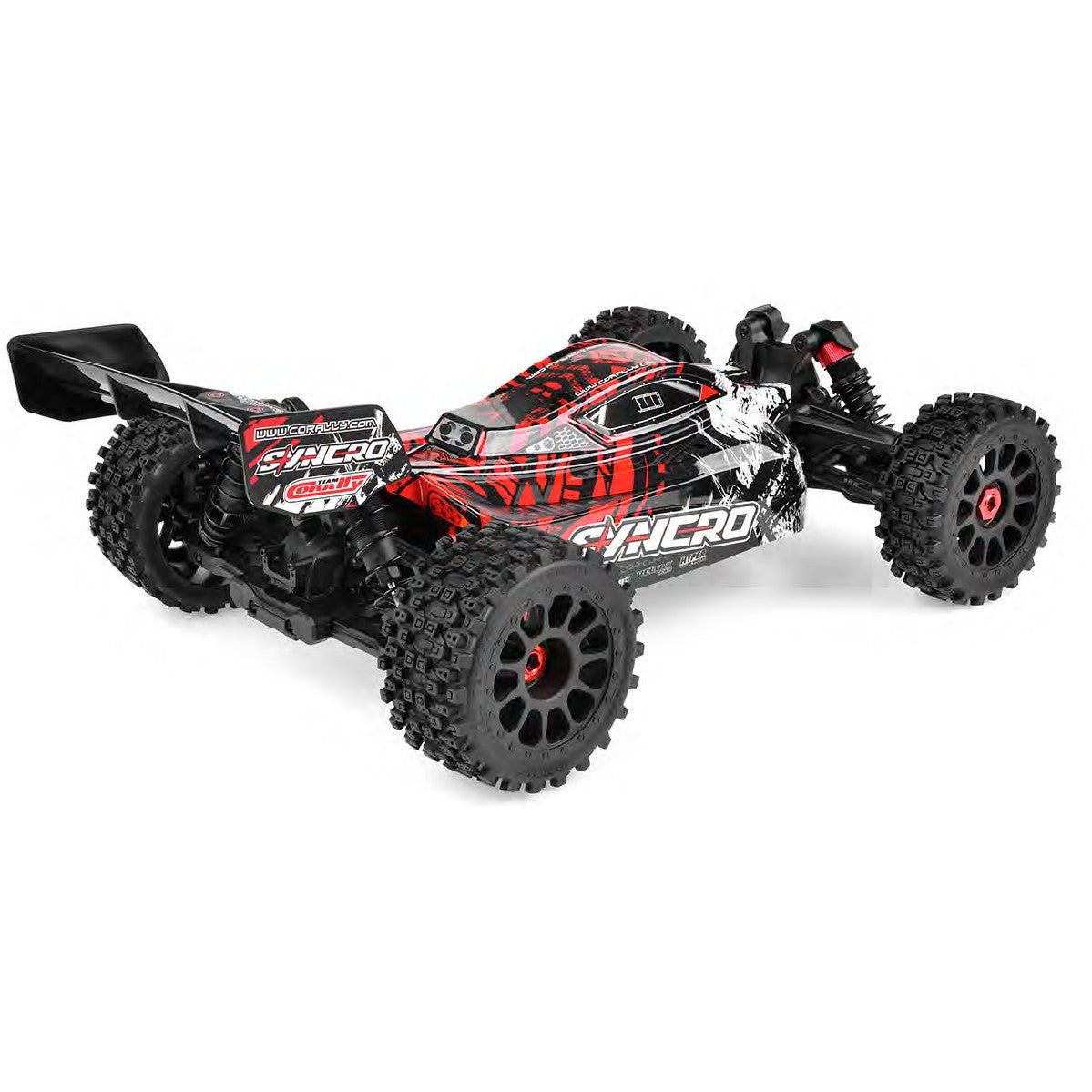 Image of Syncro 2WD 1/8 3-4S Brushless Off Road Buggy, RTR, Red