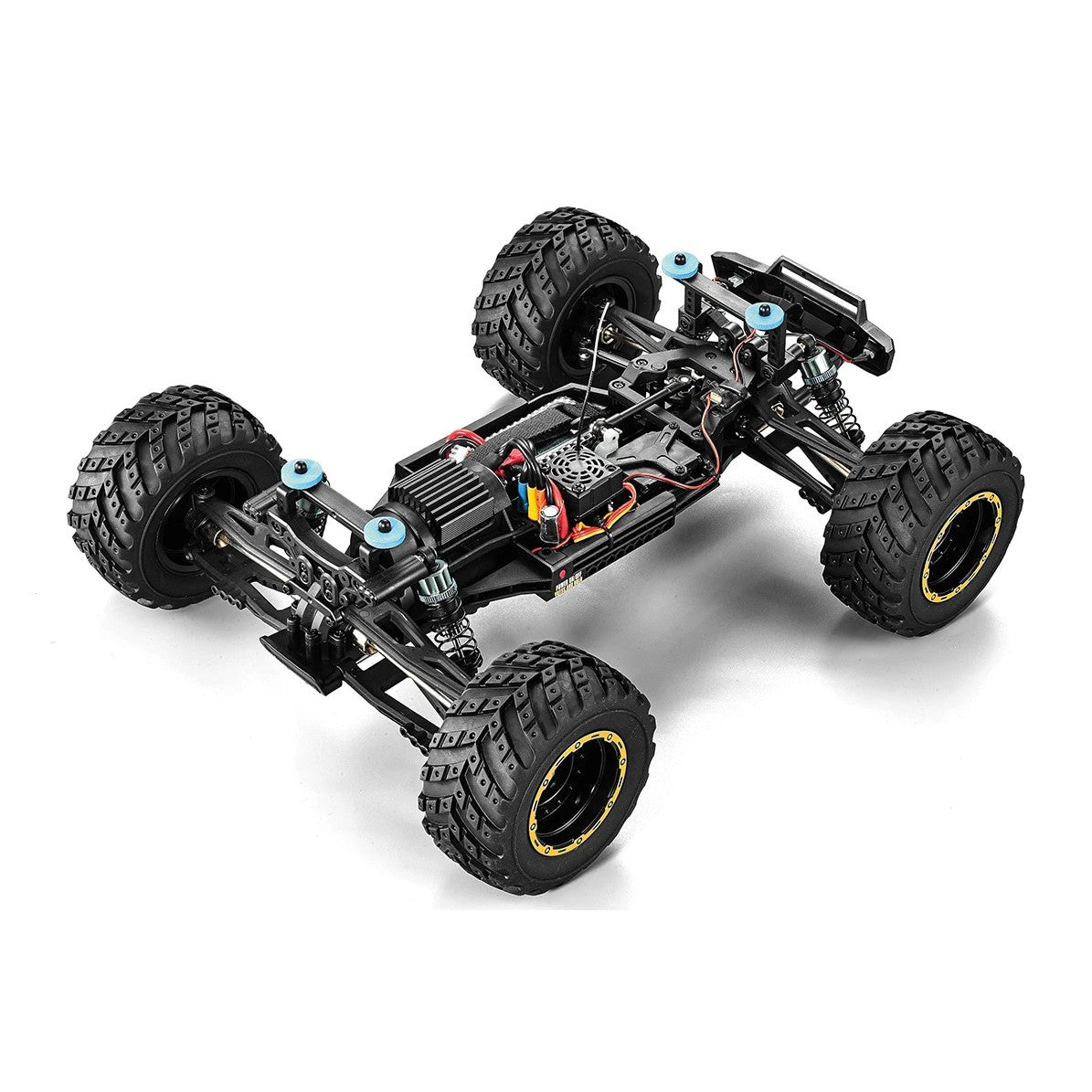Image of Smyter MT Turbo 1/12 4WD RTR 3S BL Monster Truck - Yellow