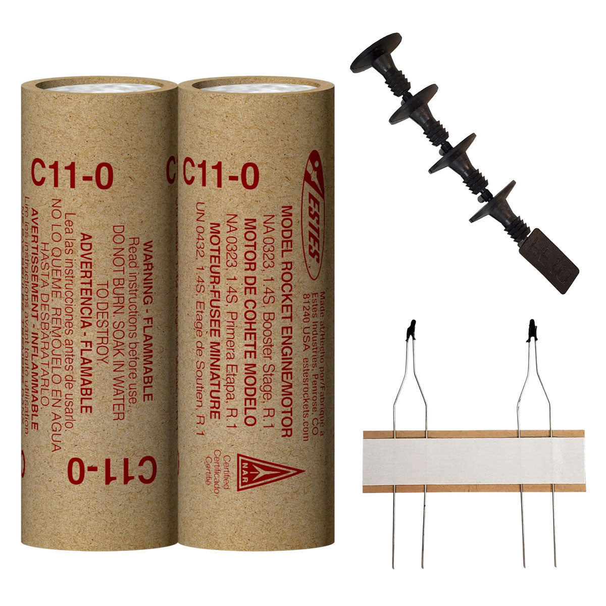 Image of C11-0 Model Rocket Engines 24mm (2pk)