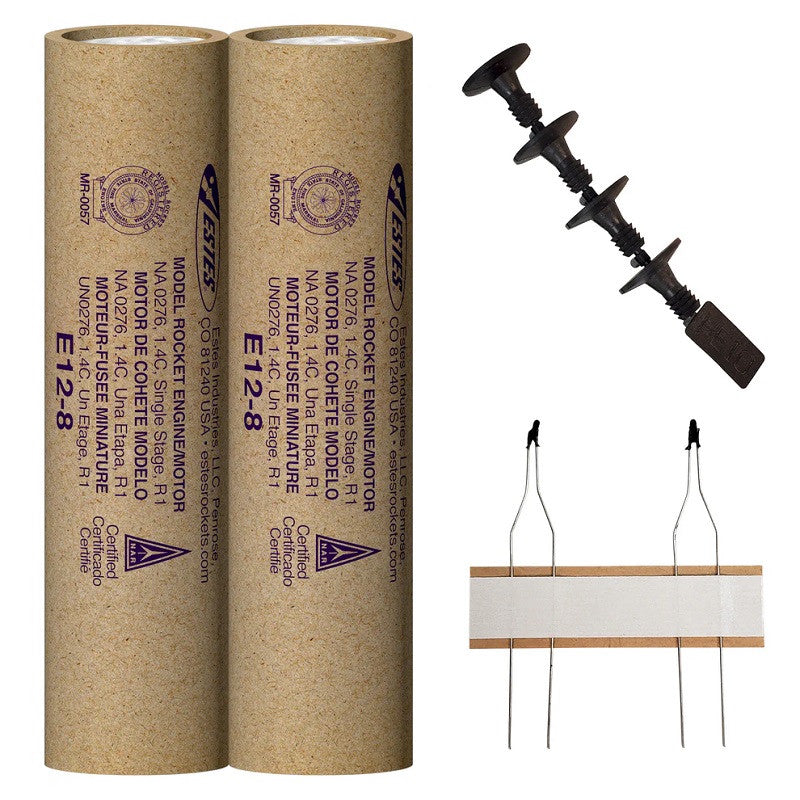 Image of E12-8 Model Rocket Engines, (2pk)