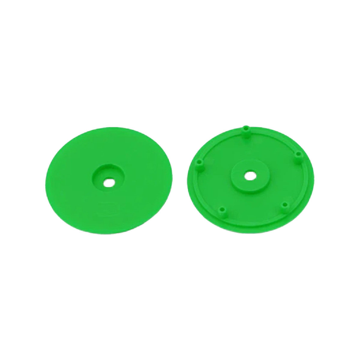 Image of 1/10 Whiplash Rear 2.2" 12mm Sprint Car Wheels (2) (Green)