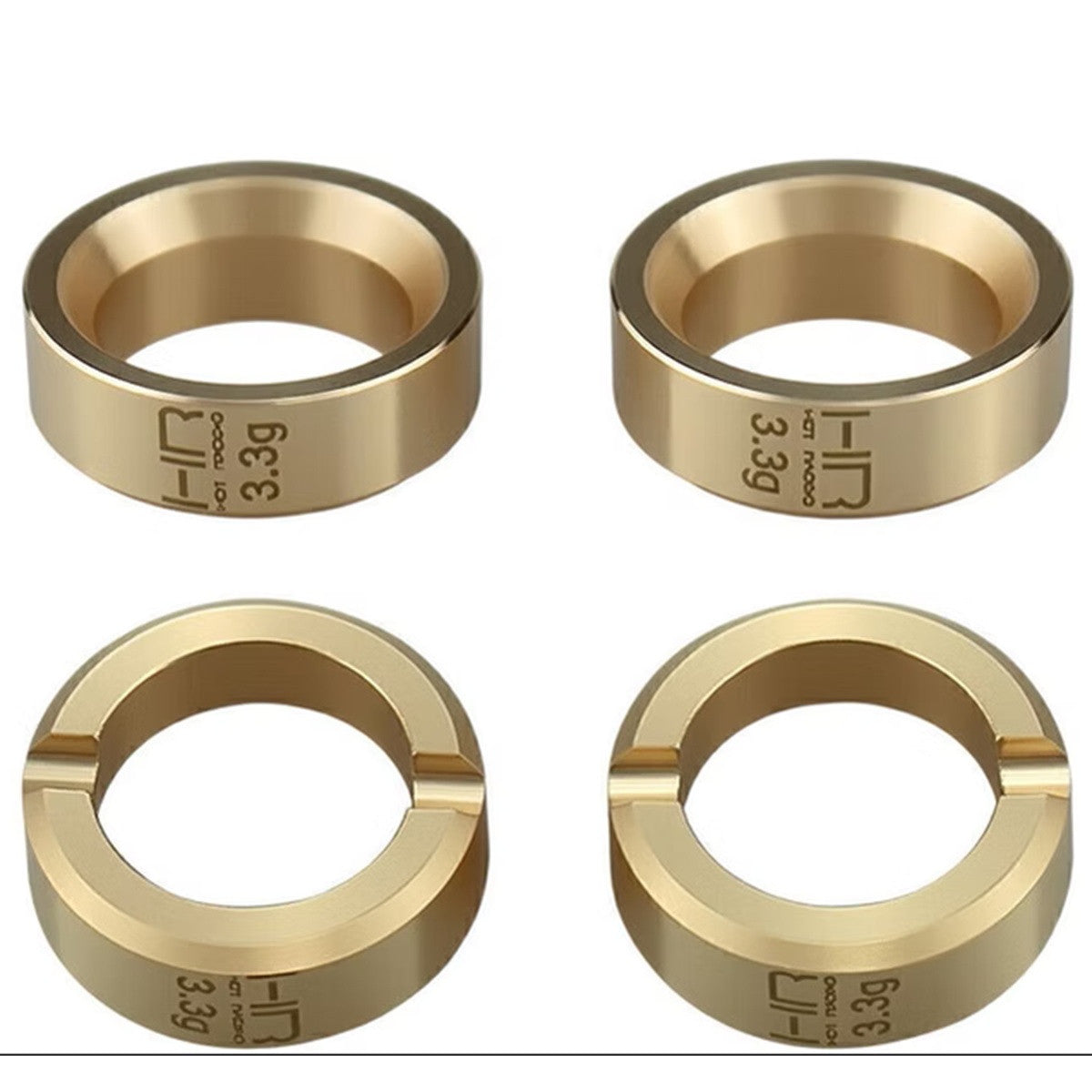 Image of 3.6g Brass Wheel Weights, SCX30