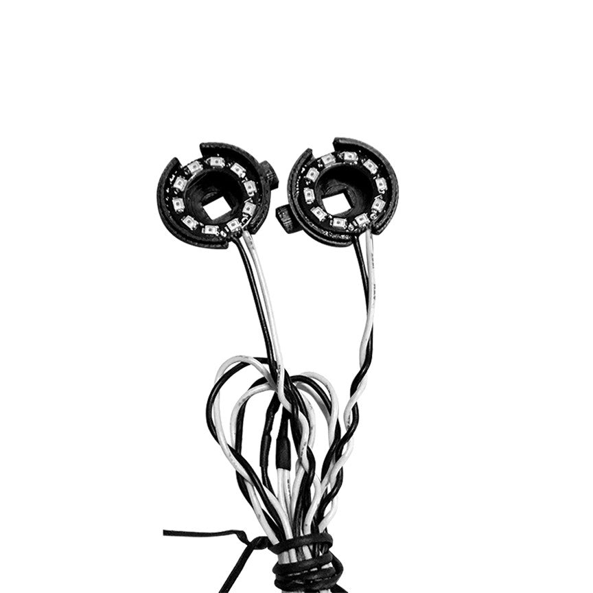 Image of Attack 17mm Blue Halo Headlights