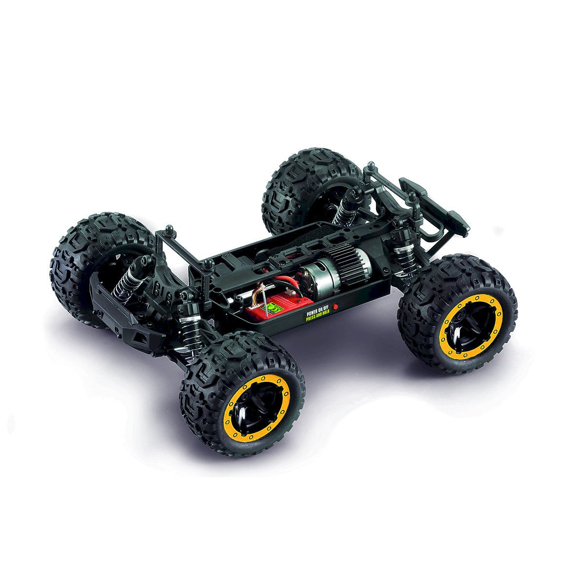 Image of Slyder MT 1/16 4WD Electric Monster Truck - RTR - Yellow