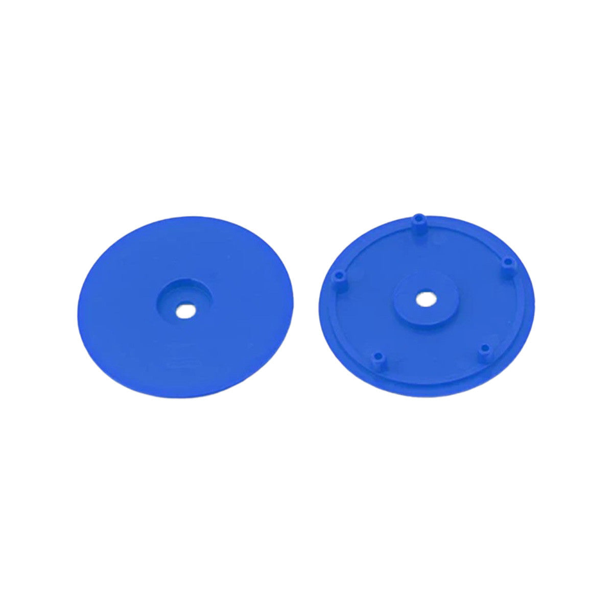 Image of 1/10 Whiplash Front 2.2" 12mm Sprint Car Wheels (2) (Blue)