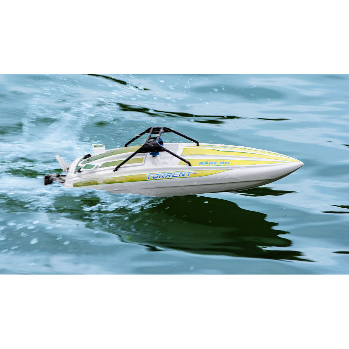 Image of Torrent 450BL RTR Jet Boat, Green