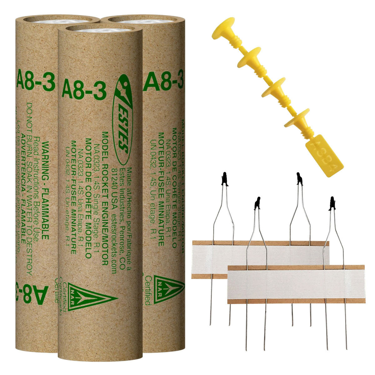 Image of A8-3 Model Rocket Engines (3pk)