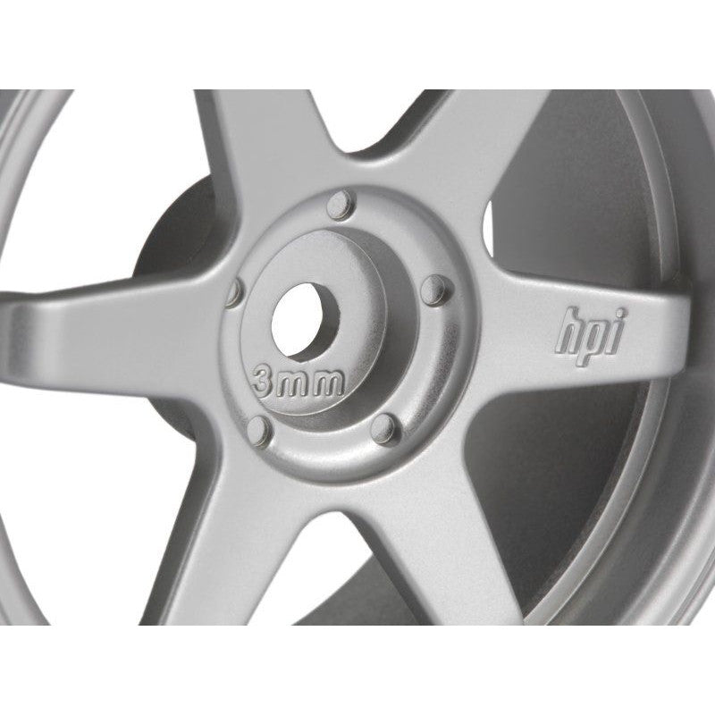 Image of TE37 Wheel 26mm Matte Chrome (3mm Offset)