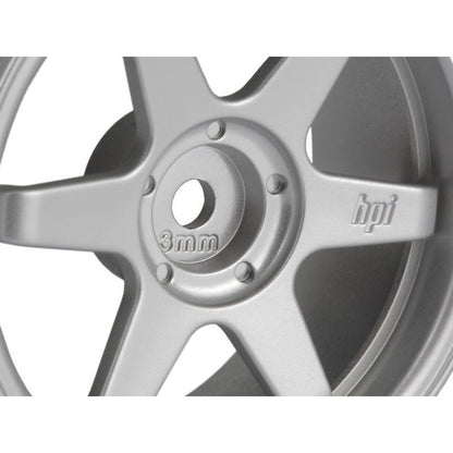 Image of TE37 Wheel 26mm Matte Chrome (3mm Offset)