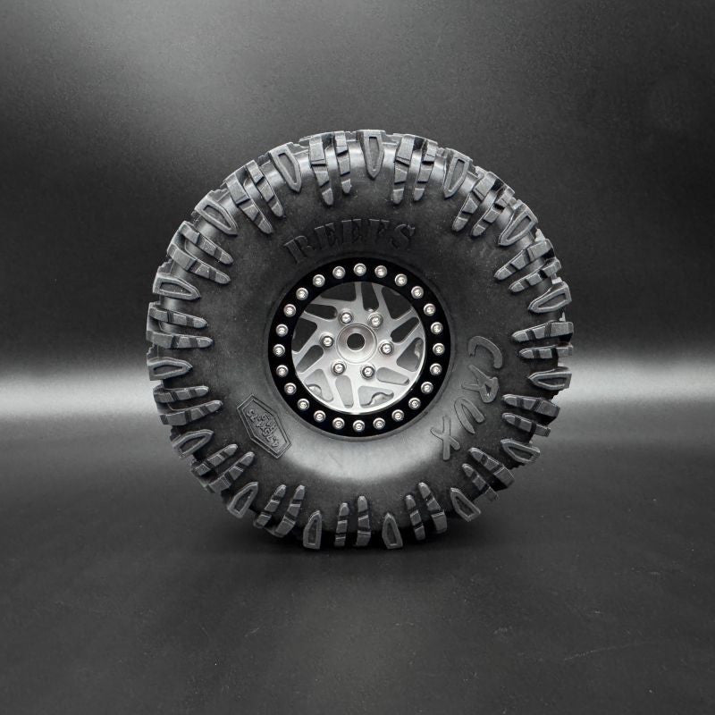 Image of 1.9 "Crossman" Aluminum Beadlock Wheels w/ Hubs (2)