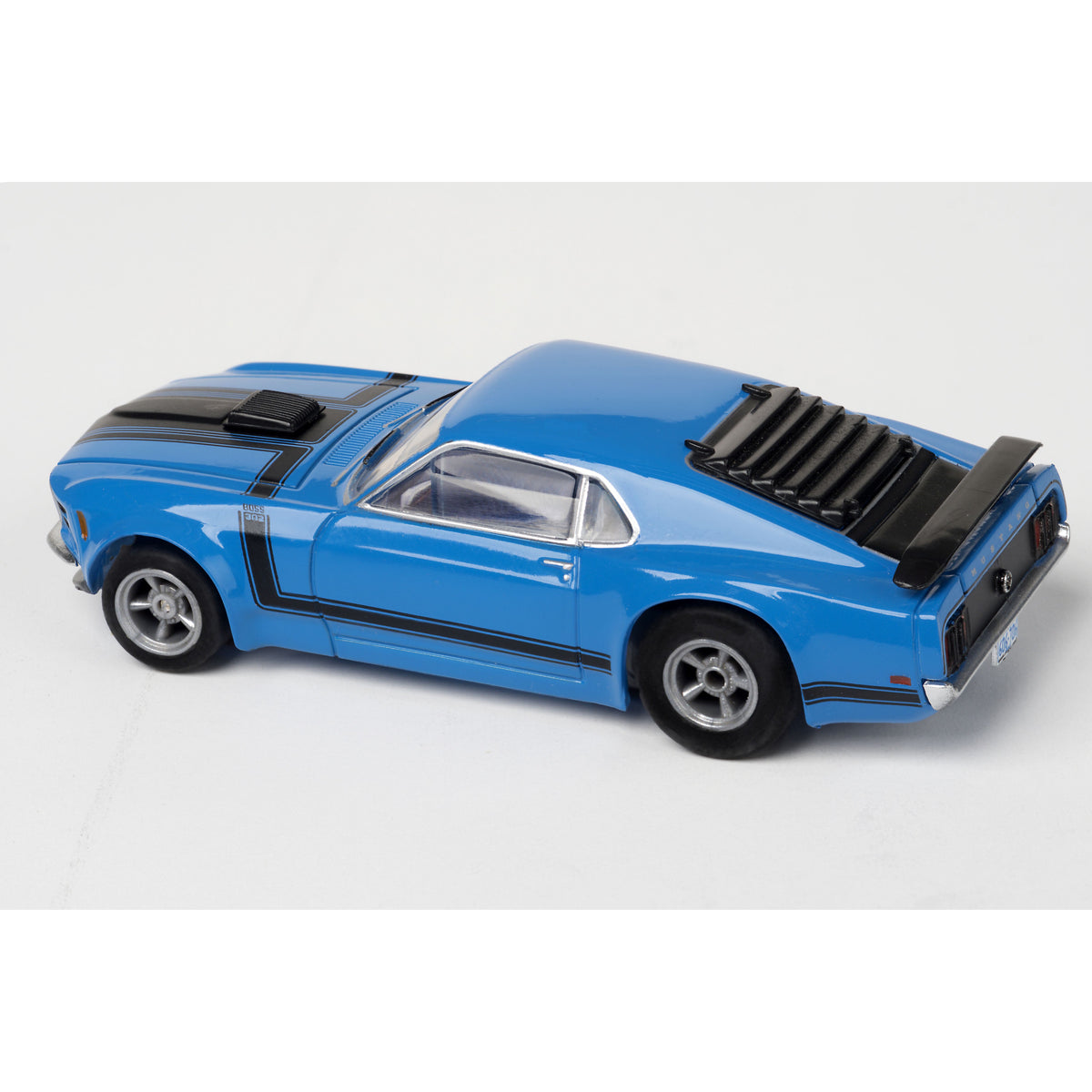 Image of Mustang Boss 302, Blue, HO Scale Slot Car