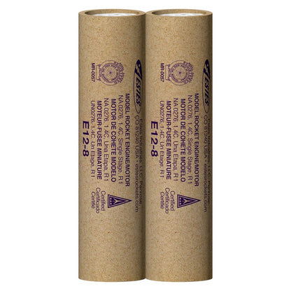 Image of E12-8 Model Rocket Engines, (2pk)