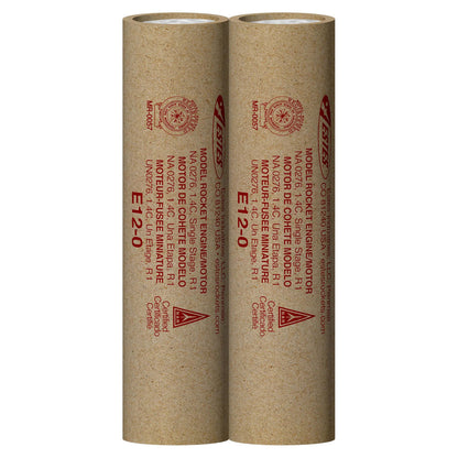 Image of E12-0 Model Rocket Engines, (2pk)
