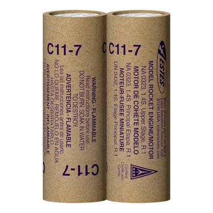 Image of C11-7 Model Rocket Engines, (2pk)
