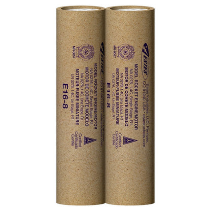 Image of E16-8 29mm Model Rocket Engines, (2pk)