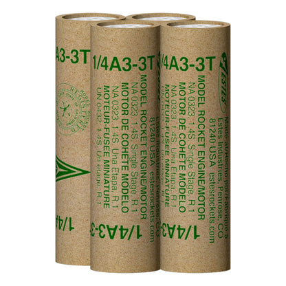 Image of 1/4A3-3T Model Rocket Engines (4pk)