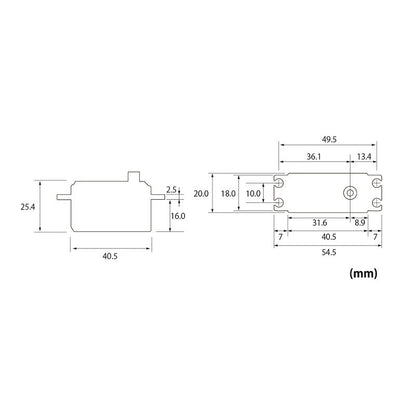 Image of S-C400 - S.Bus2 High-Voltage Surface Servo