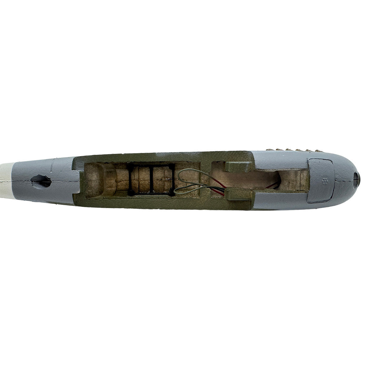 Image of Fuselage with Motor & Gearbox; Spitfire V3