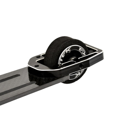 Image of Drag Slash Pro Wheelie Bar Set 3mm CF with Single Wheel Style