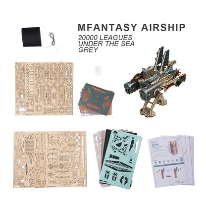 Image of 20,000 Leagues - MFantasy Airship - Grey