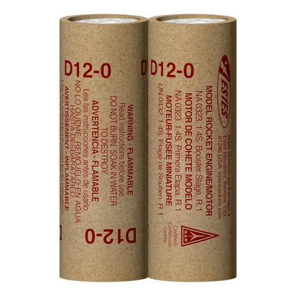 Image of D12-0 Model Rocket Engines, (2pk)
