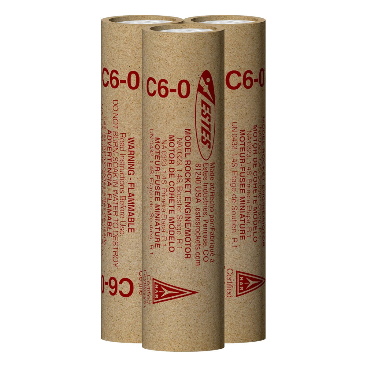 Image of C6-0 Model Rocket Engines (3pk)