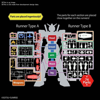 Image of 1/144 RX-78-2 Gundam "Mobile Suit Gundam", Bandai Spirits