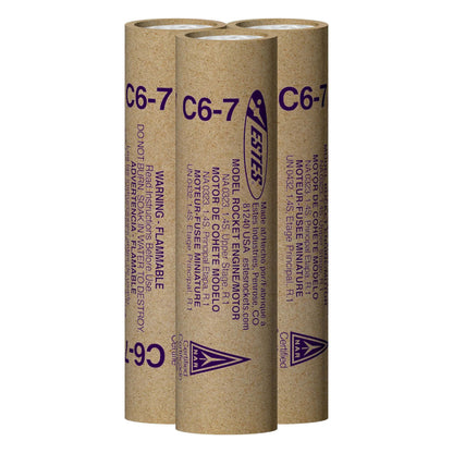 Image of C6-7 Model Rocket Engines (3pk)