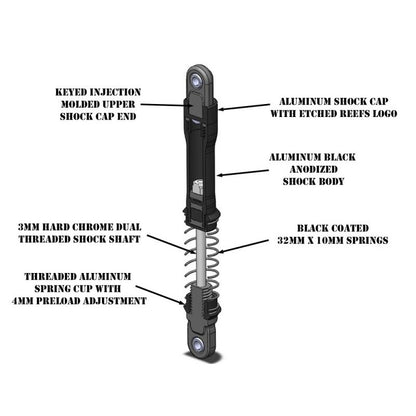 Image of XP Aluminum Shocks 90mm (2pk)