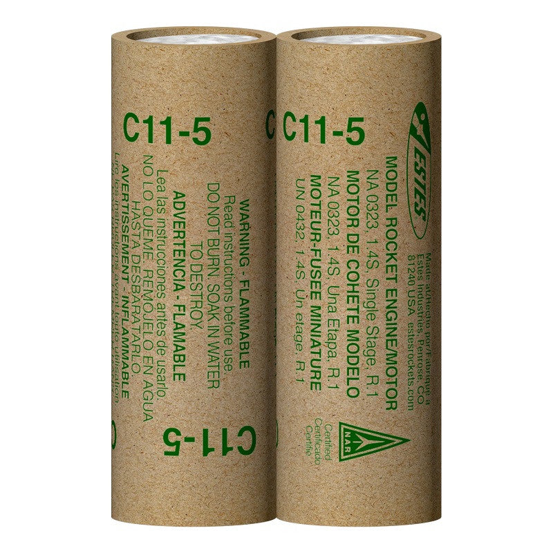 Image of C11-5 Model Rocket Engines, (2pk)